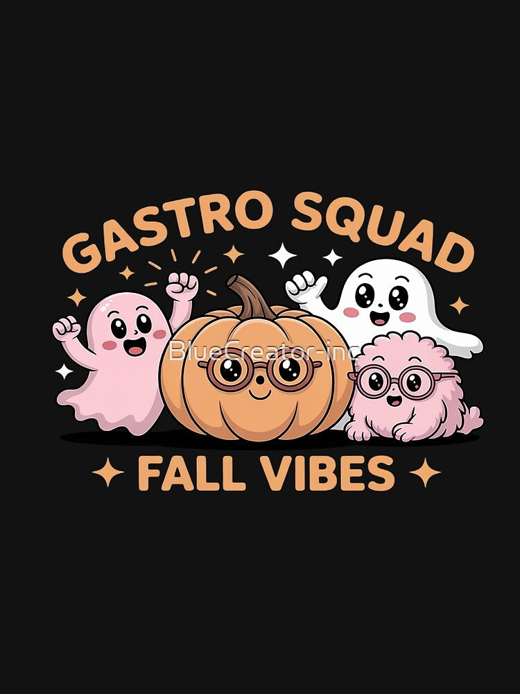 Fall Vibes Gastro Squad Ghost Halloween Spooky Endoscopy by BlueCreator-inc