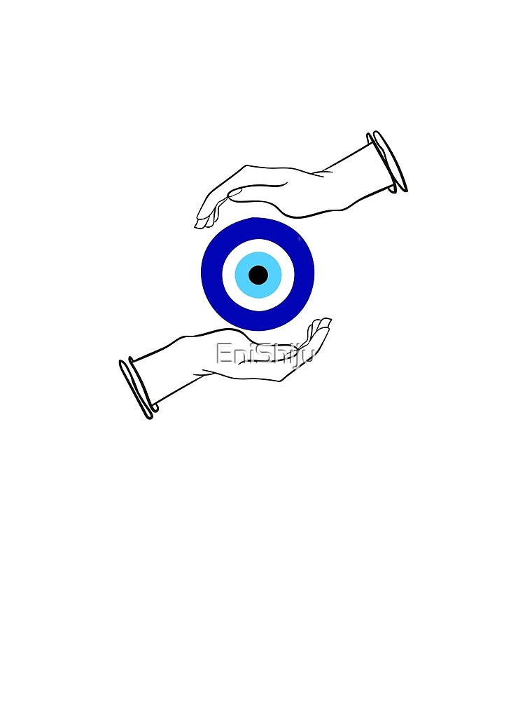Protective Hands Nazar – Spiritual Blue Amulet by EniShiju