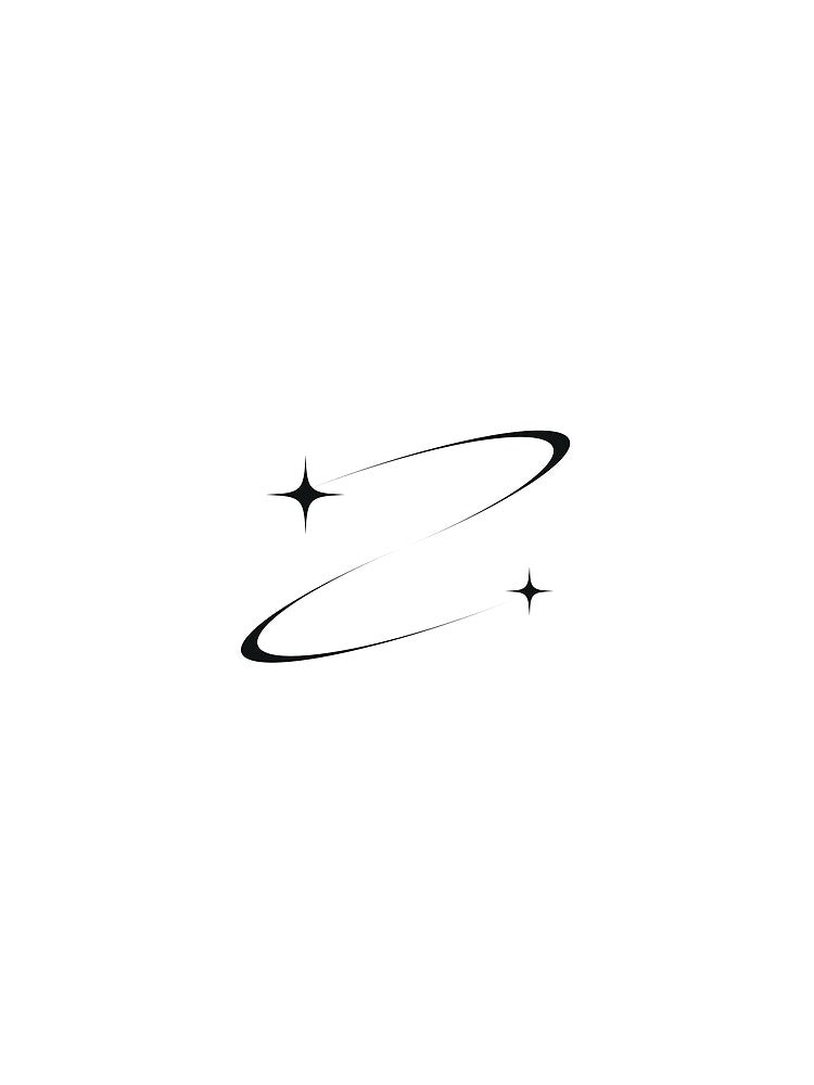 Retro Y2K Sparkle Stars Orbit by SolutionsArt