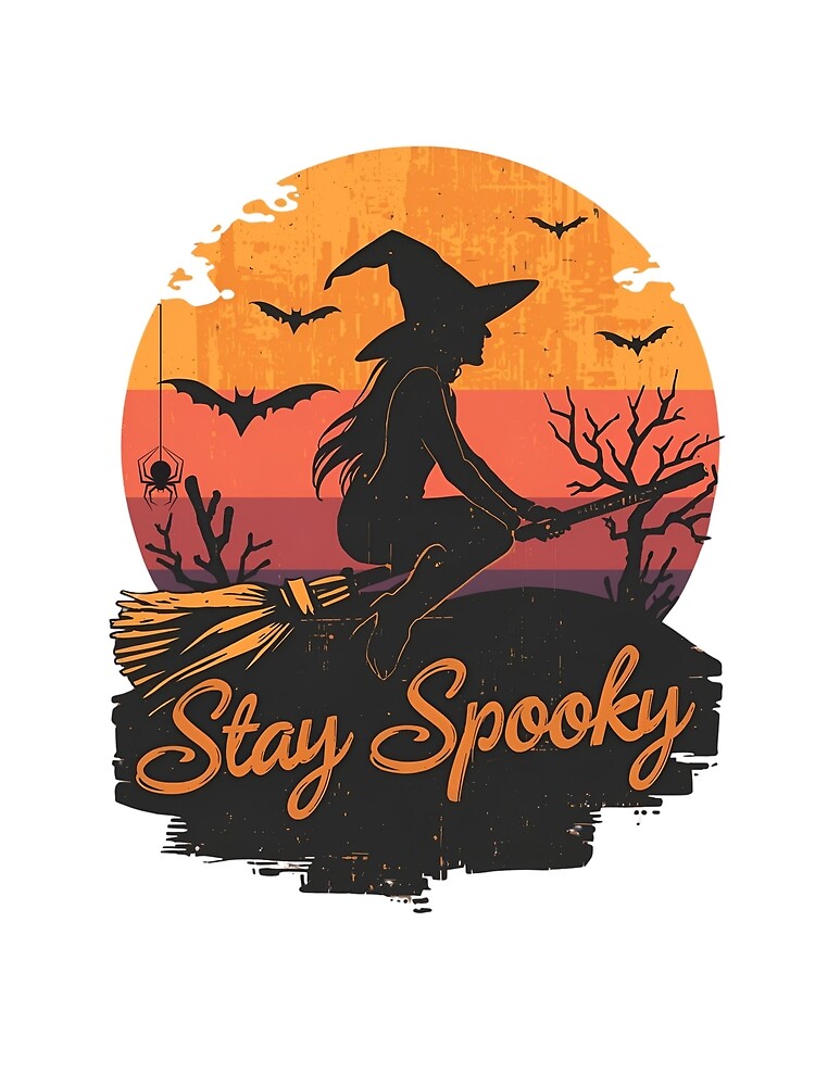 halloween stay spooky retro by ibrahimbrand