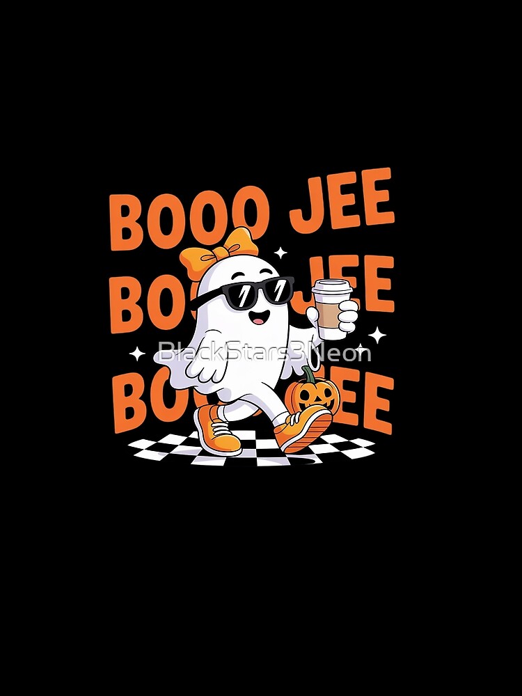 Cute Ghost Boujee Boo-Jee Funny Halloween Spooky Season by BlackStars3Neon
