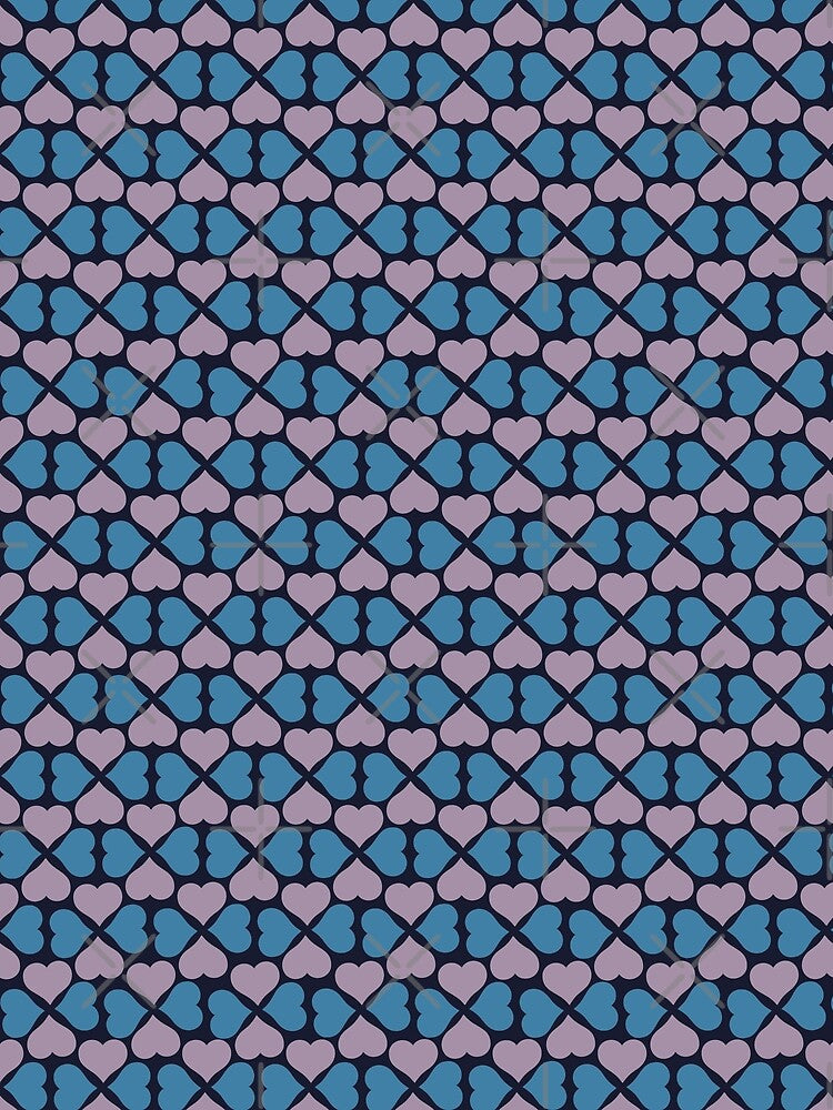 Purple & Blue Hearts by Digitalmyth's Designs