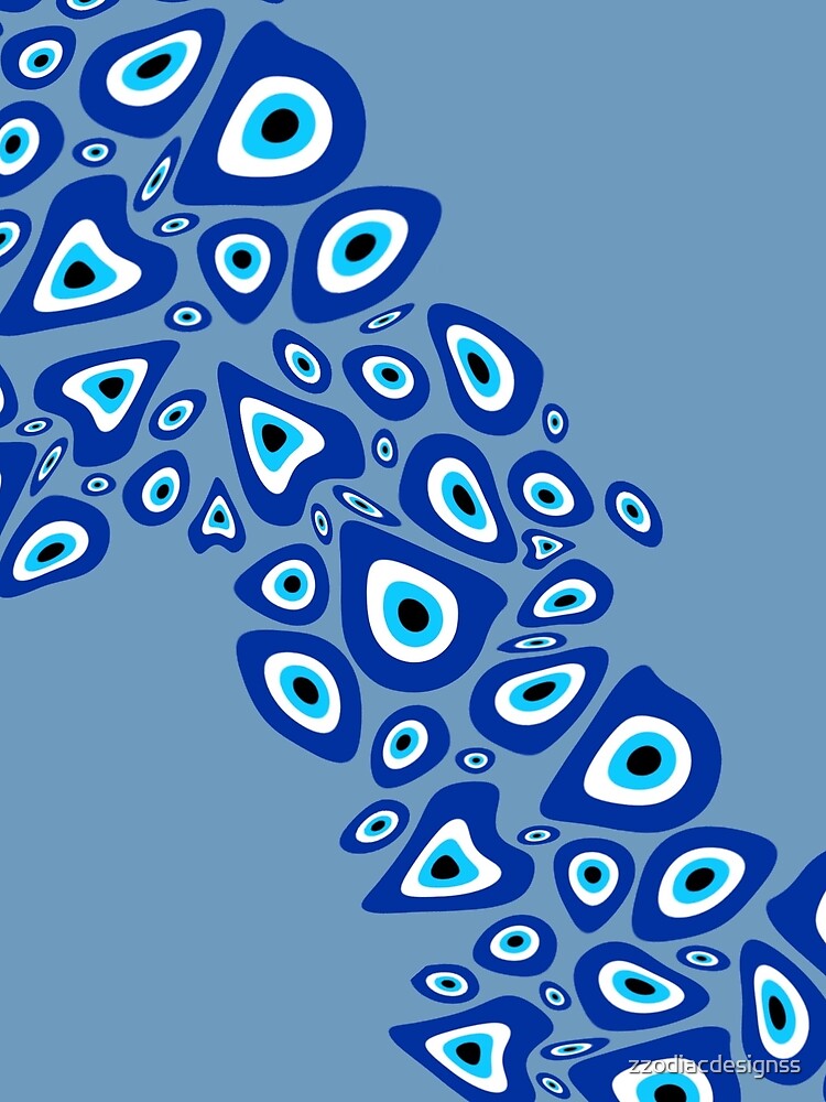 Evil Eye Wave Pattern by zzodiacdesignss