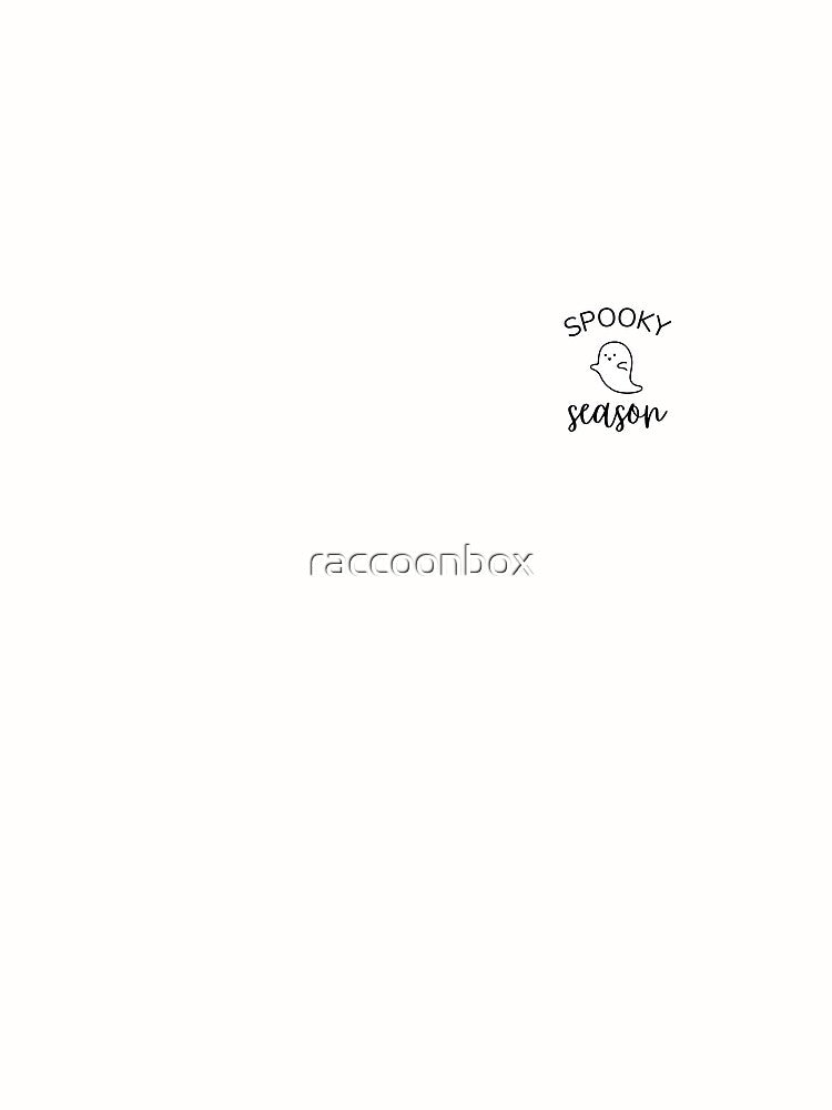 Spooky Season Ghost Halloween by raccoonbox