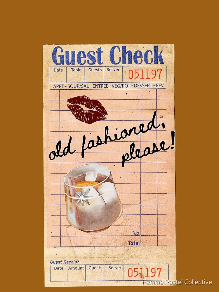 Old Fashioned Y2k Pink Guest Check Print by Femme Pastel Collective