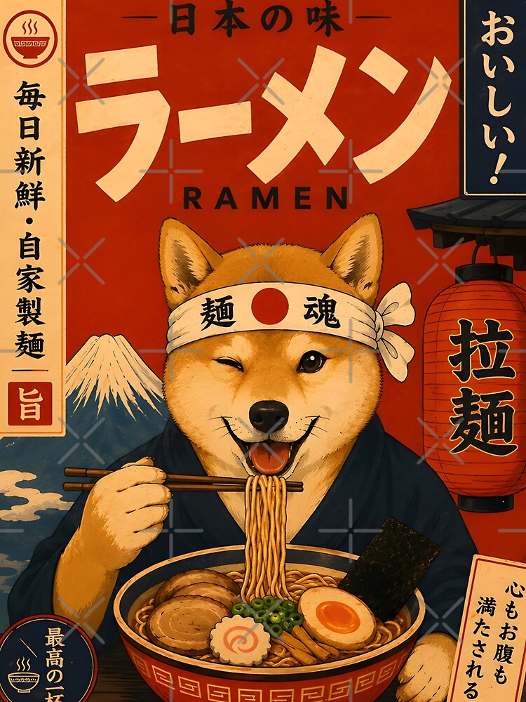Vintage Japan Ramen by SchultzWaltons