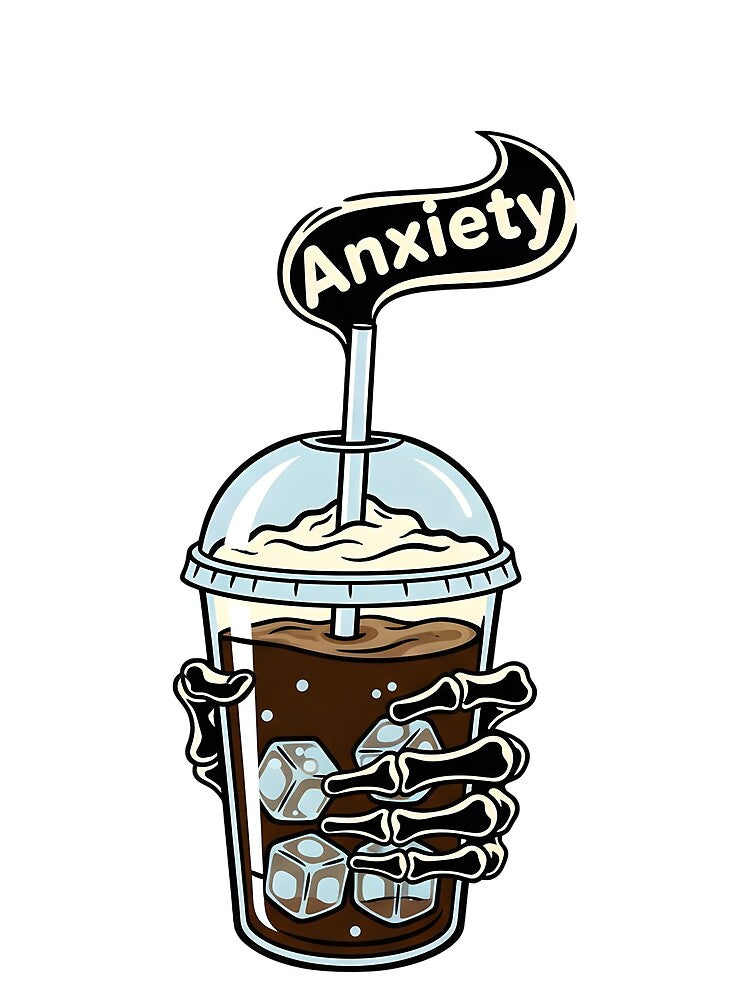Powered By Iced Coffee And Anxiety by uniqueworkz