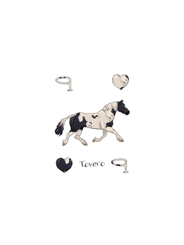 Tovero horse playing card by HarpsZoology