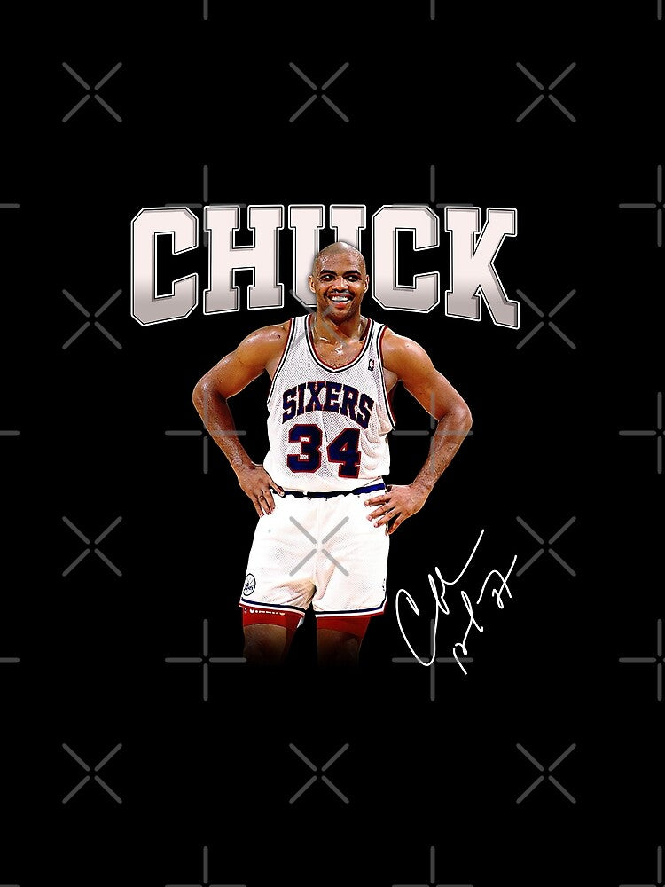 Charles Barkley Chuck Basketball Vintage Retro 80s 90s Bootleg Rap Style Perfect Gift For Basketball Lovers by HayleyMonahan