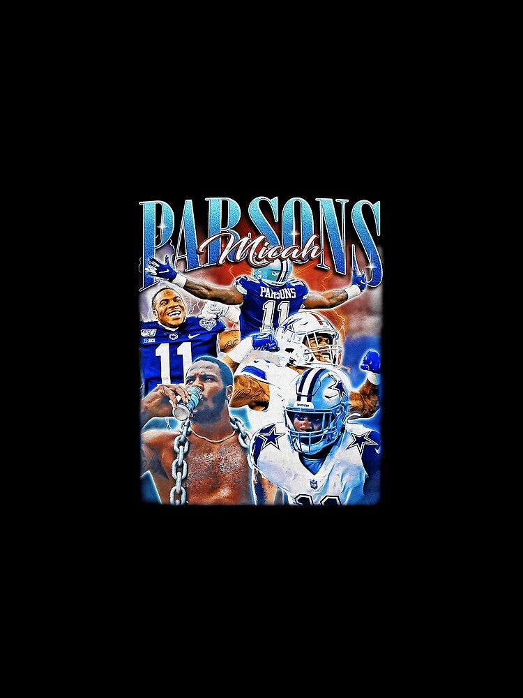 Micah Parsons Football Vintage Style by Levihumil