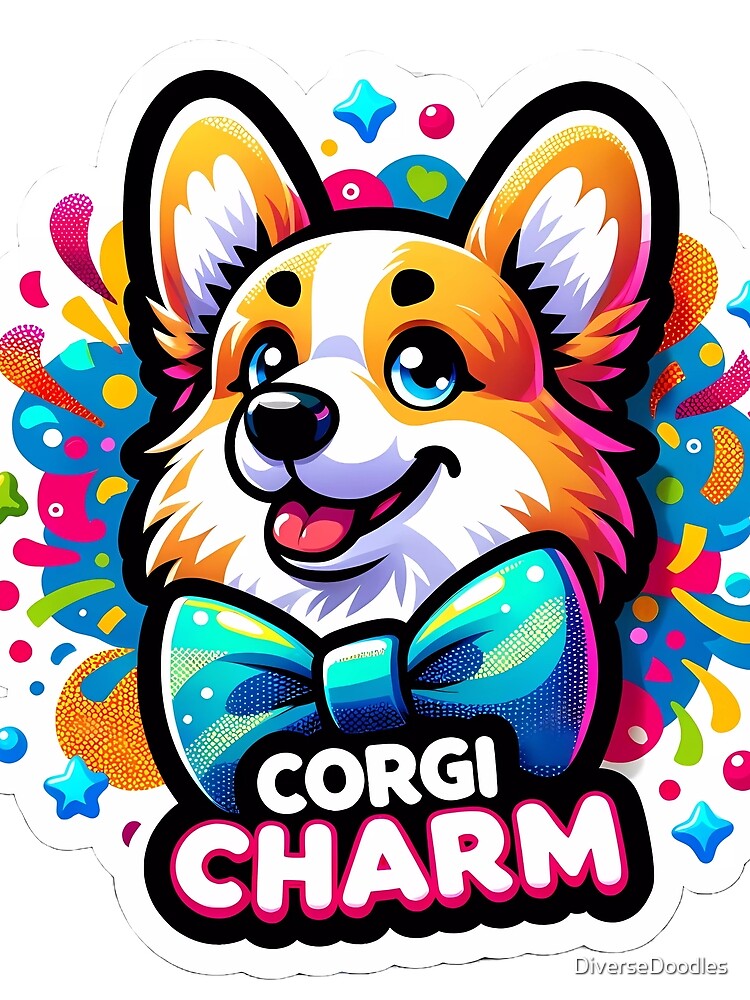 Corgi Charm by DiverseDoodles