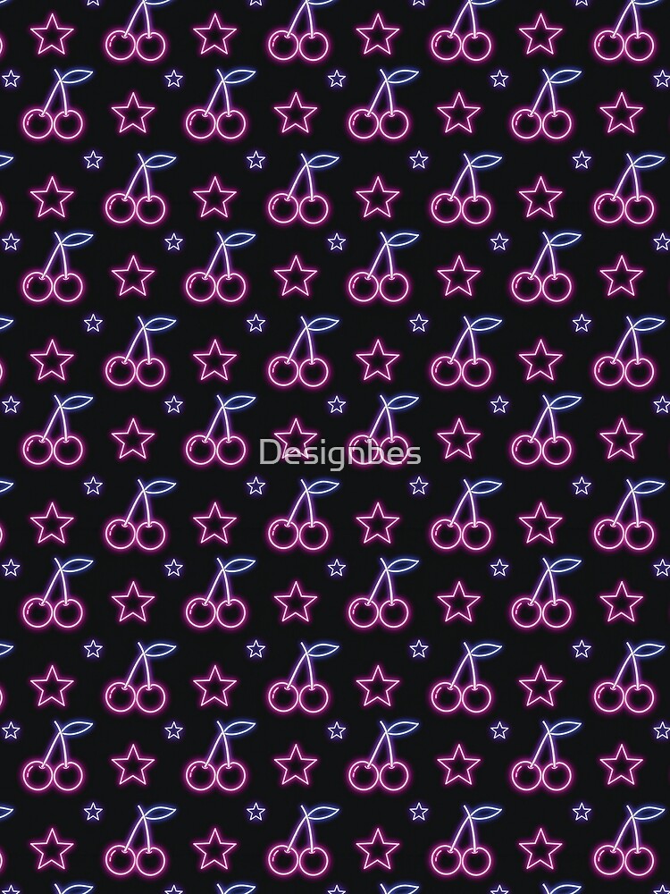 Glowing Cherry Pattern by Designbes