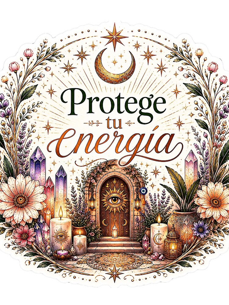 Protege tu Energía Mystical Eye Door Bruja Art by CasadiFrequenza