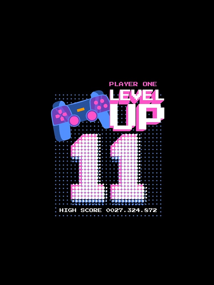 Player One Level Up 11 by patternprint1