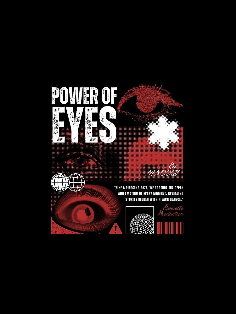 Y2K Streetwear Power of Eyes Cyberpunk Aesthetic by AboutBella