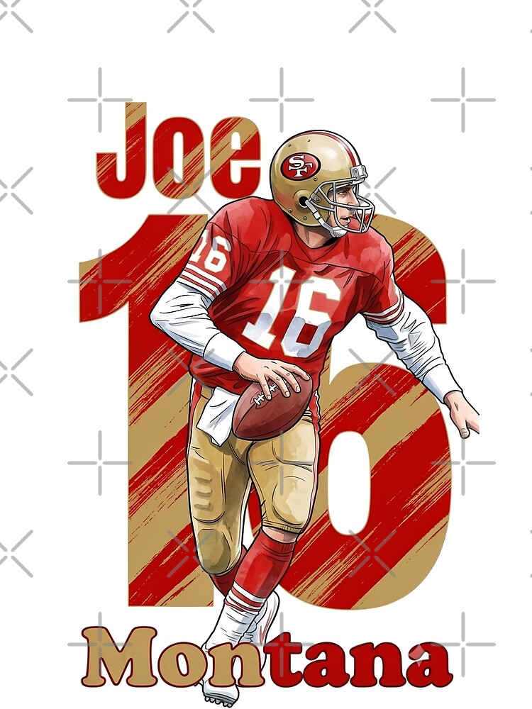Retro Joe Montana 16 - San Francisco Football Legend by Thogan0416