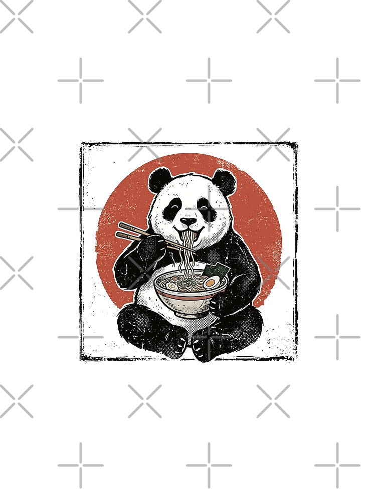 Vintage Panda Ramen Lover by Digital Art Works  Hub