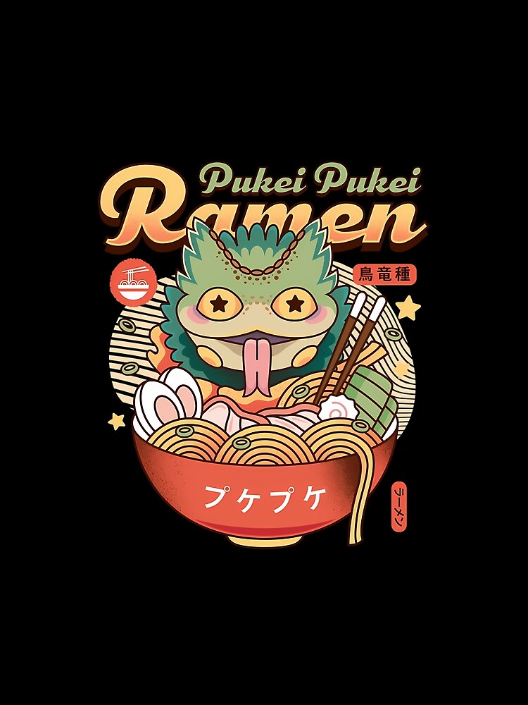 Pukei Pukei Ramen Vintage by TracyTownsend