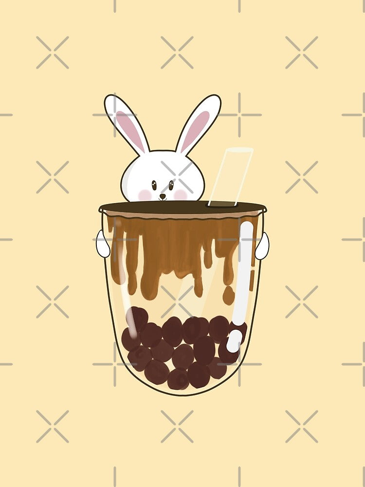 Boba Milk Tea Bunny by Kimchi-style-