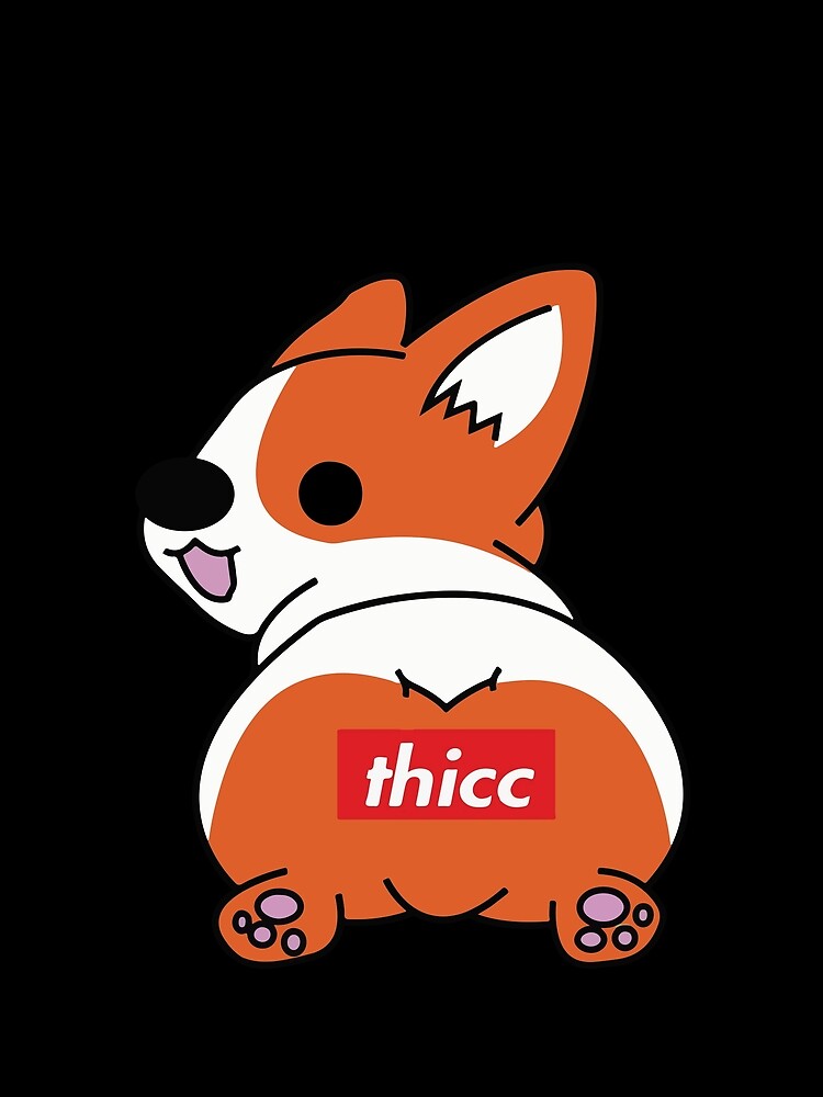 Thicc Corgi Butt Orange by Antonowo