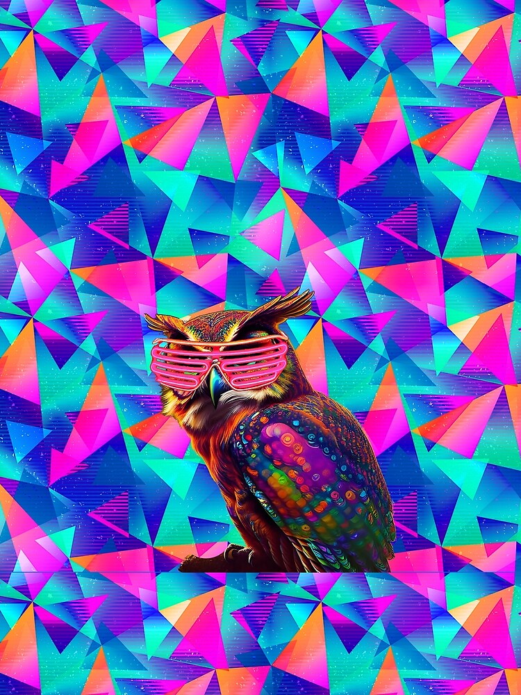 Cool Rave Owl by FestDrip