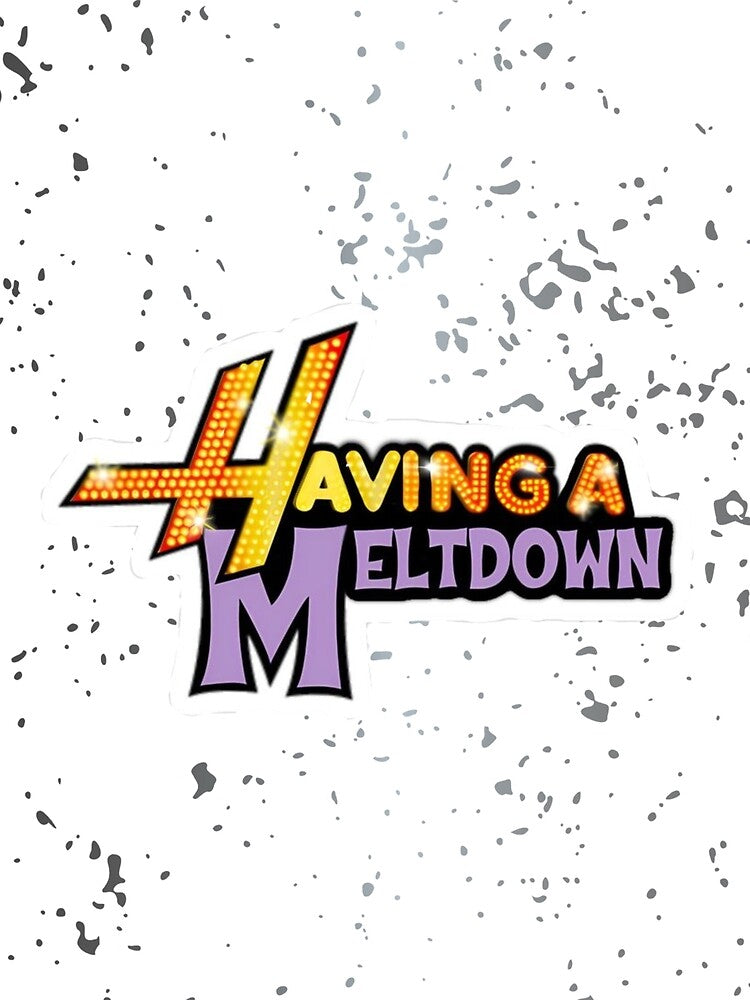Pop Star Meltdown Funny Quote Sticker | Y2K Glitter Drama Aesthetic Typography by ChillVibes04