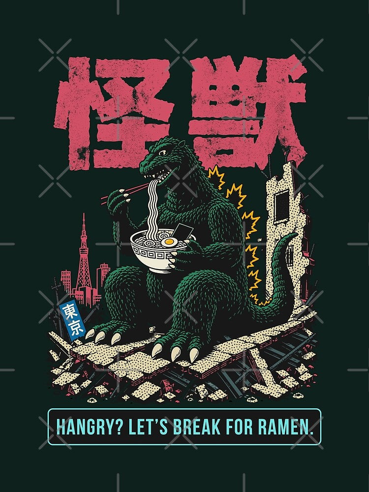 Hangry Kaiju Ramen Break by redwane