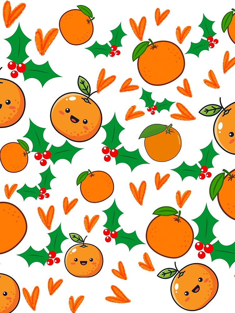 Christmas oranges and holly by BritishDelights
