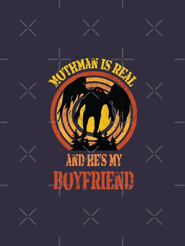 Vintage Retro Mothman Gifts Movie Fans by Shirleydavenpor