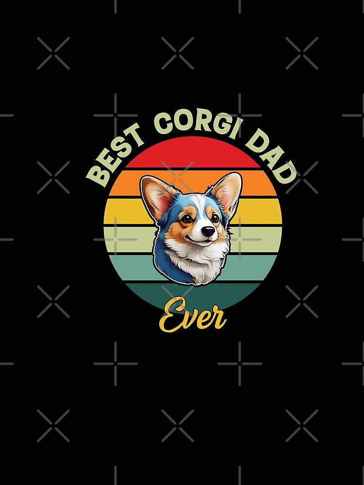 Best Corgi Dad Ever T-shirt Design by Faysalfashion