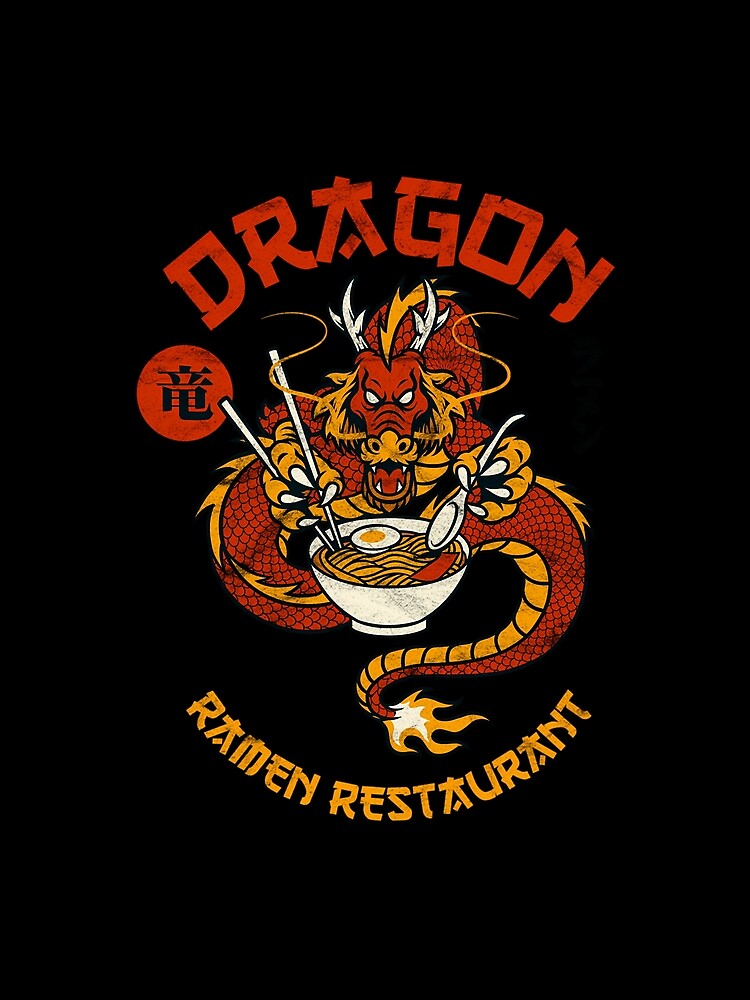 Dragon Ramen - Ramen Restaurant Japanese Dragon by GRABNMEYERS4a