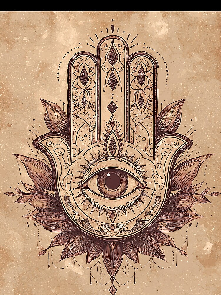 Protection Hamsa Hand Charm by bapupa