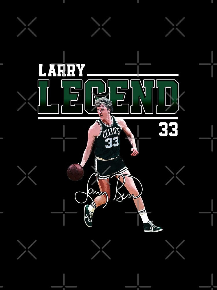 Larry Bird Larry Legend Basketball Signature Vintage Retro 80s 90s Bootleg Rap Style Perfect Gift For Basketball Lovers Men Women Kids Fan by MariaCollier