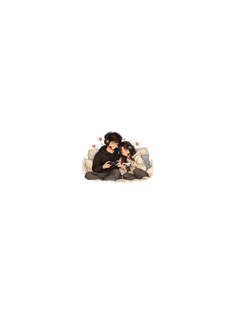 Cute Gaming Couple Love Sticker by DoodlesRP