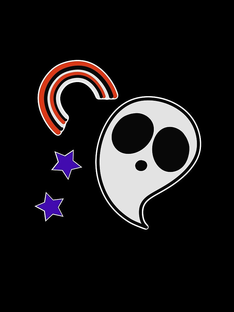 Ghost with Halloween colors by SimplyCandy