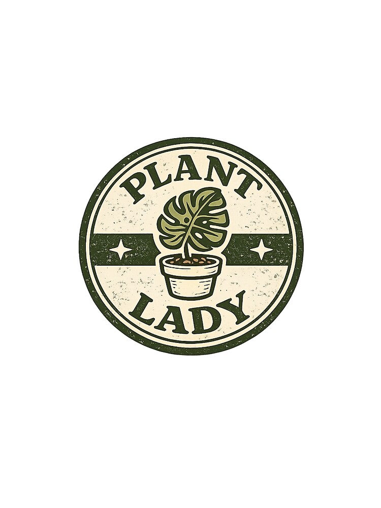Plant Lady Vintage Badge by EastEndTownie