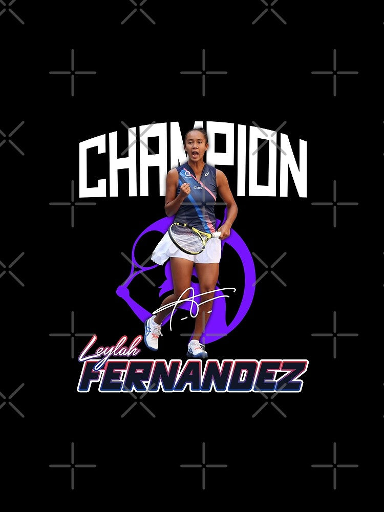 Leylah Fernandez Tennis Signature Vintage Retro 80s 90s Bootleg Rap Style by HayleyMonahan