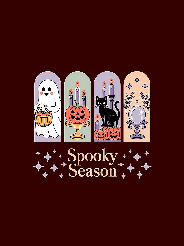 Halloween Pattern Spooky Season by KateLeap