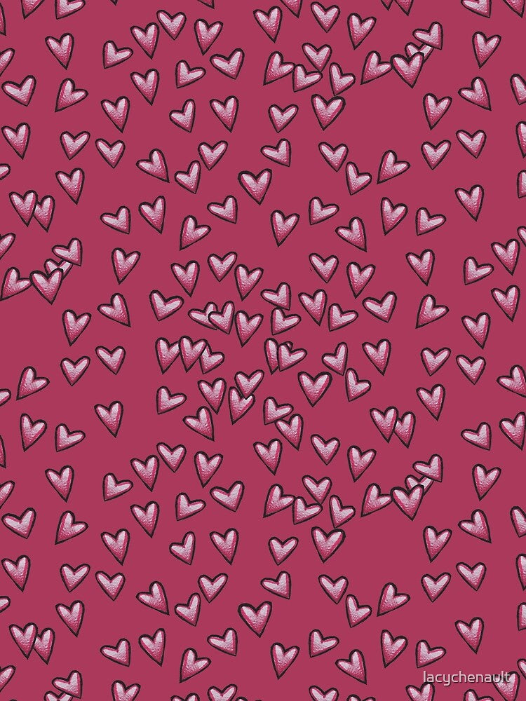 Watercolor Hearts by lacychenault