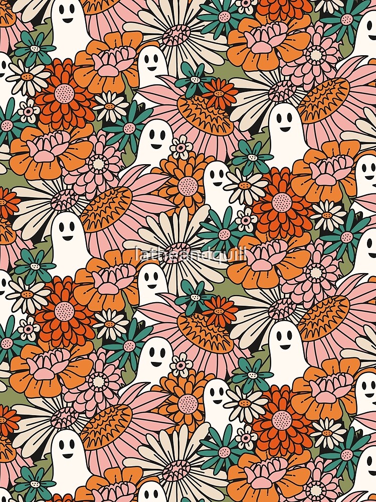 70s Boo Floral - Twisted Classic by latheandquill