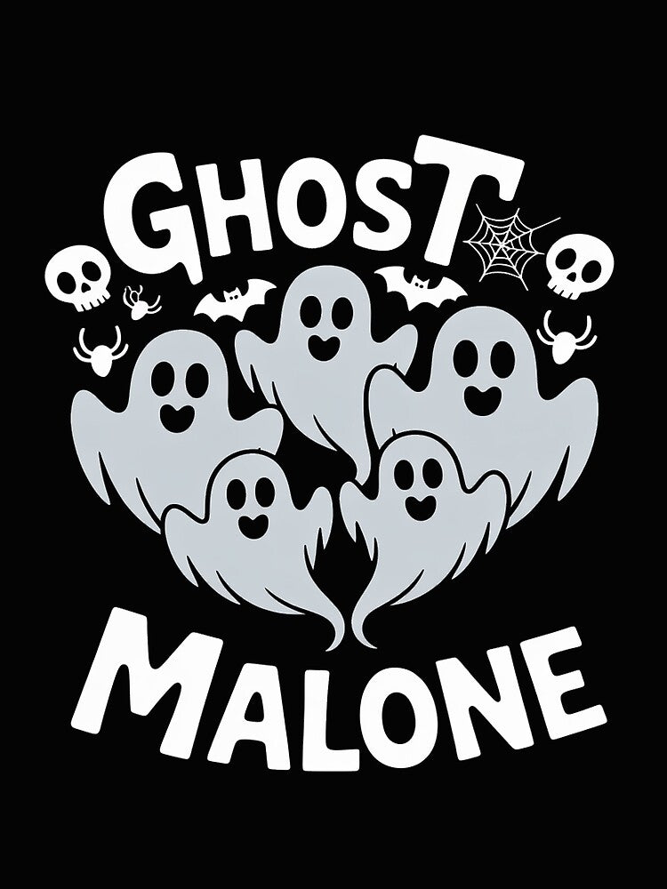 Funny Halloween Spooky Season Fall Season Cute Ghost Malone' by Dolostope