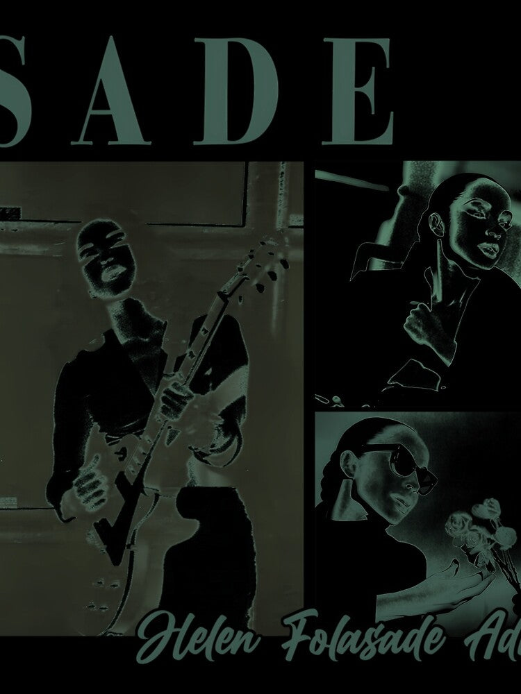 Sade Adu Music Band Jazz Pop Vintage Signature Retro 80S 90S Bootleg Rap Style by SusanneMartinez