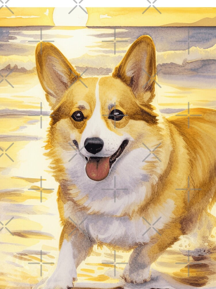 Pembroke Welsh Corgi At The Beach by TheAnimalZ00