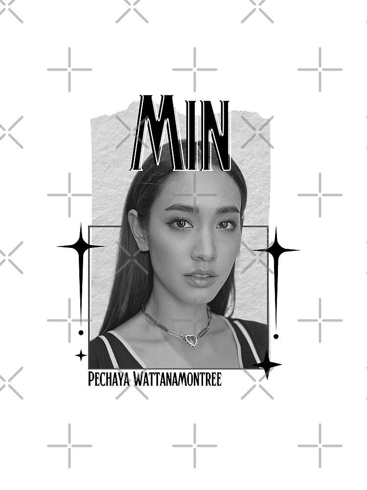 Min (Pechaya Wattanamontree) Thailand Actresses Thai drama Entertainment Scrapbook Collage Cozy Y2K Vintage Design by HELL0WBELLO