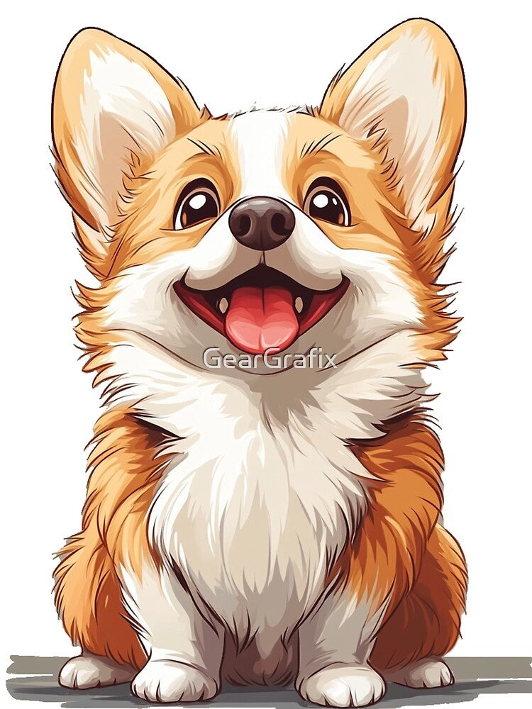 Cute Corgi Dog by GearGrafix