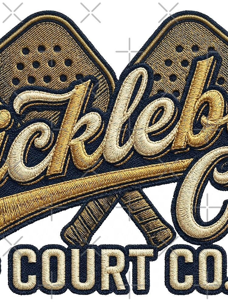 Embroidered Pickleball Club – Vintage Sports Style “Dink & Play” by Golden Chaos