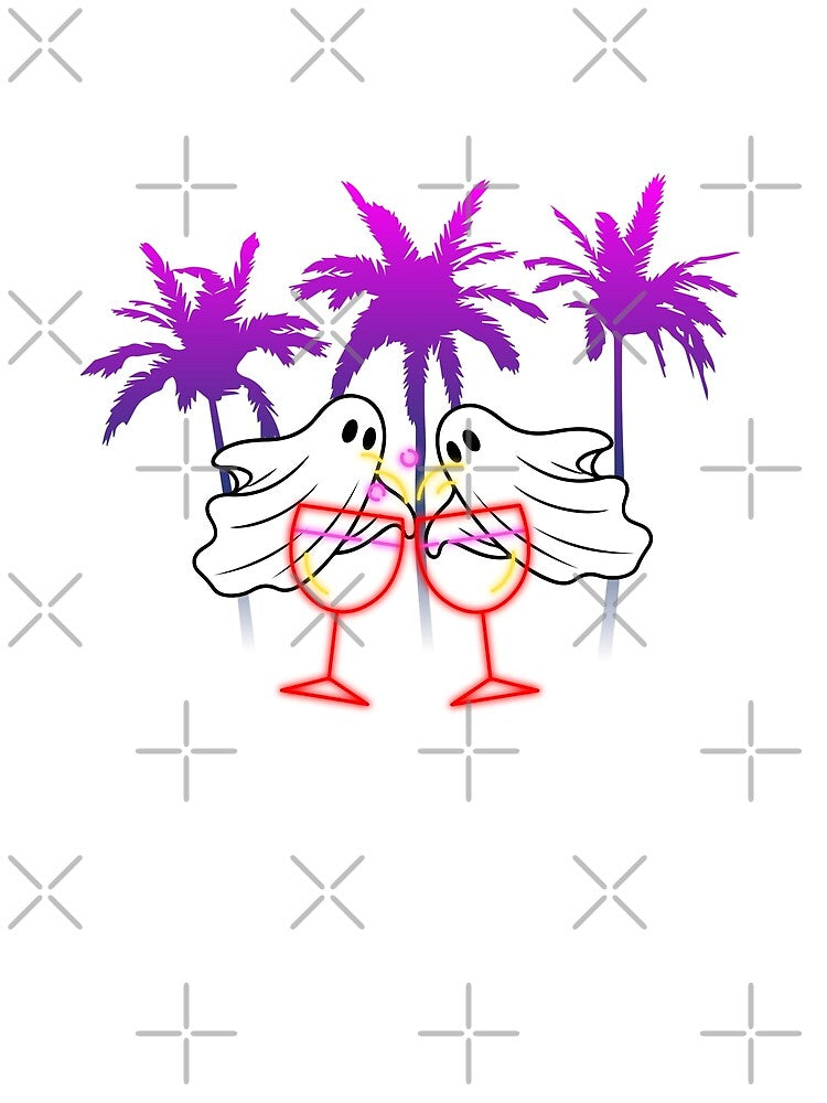 Spooky Ghosts Halloween Party Design by Palette _Vibes