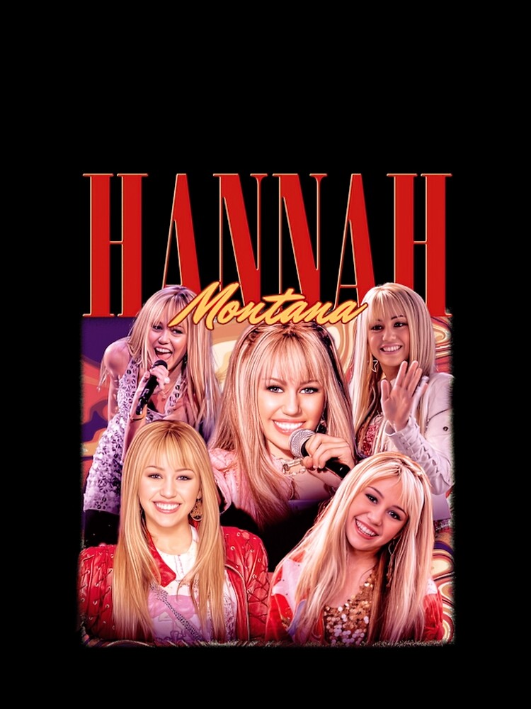 Hannah Montana Vintage Bootleg Collage Y2K Pop Star Aesthetic Classic T-Shirt by frexalos