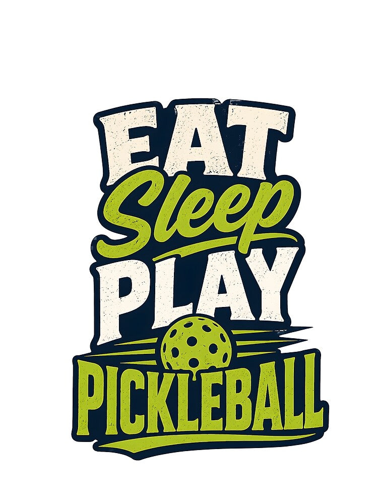 Eat Sleep Play Pickleball Retro Sport by Mr Lee