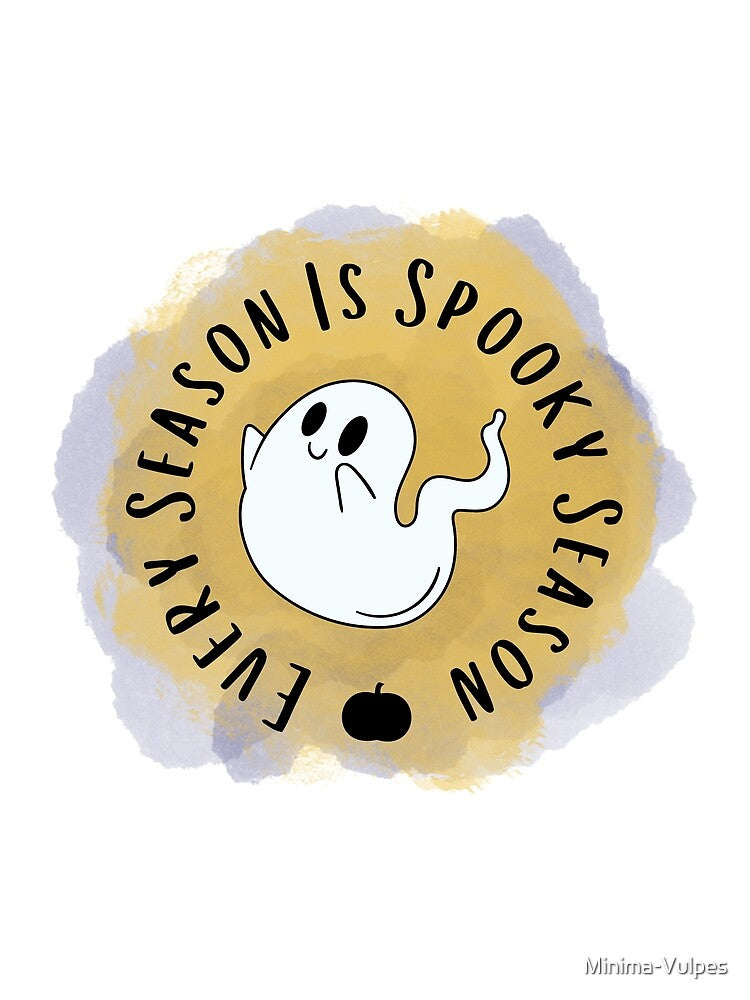 Halloween Cute Ghost Spooky Season by Minima-Vulpes